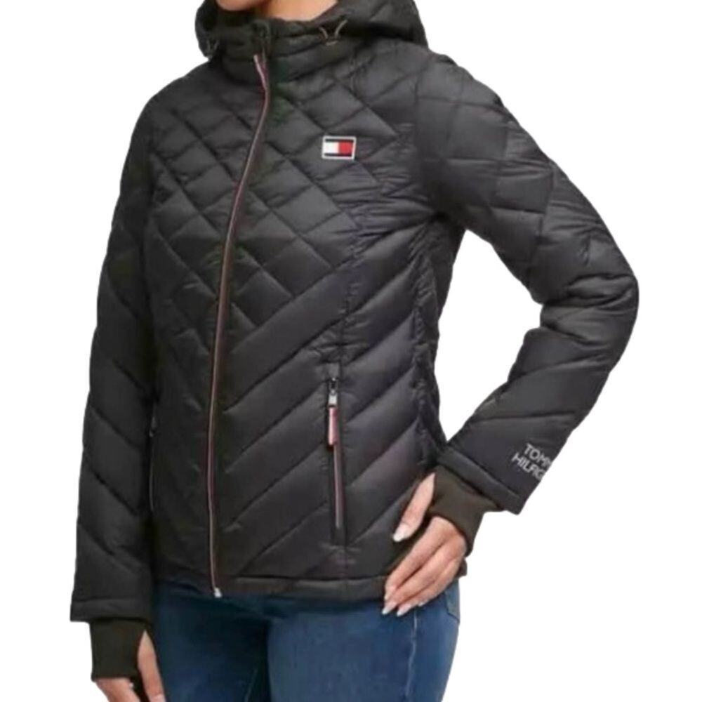 Tommy Hilfiger Jacket Packable Bag Lightweight Size Women's Small 4/6 NEW - Picture 6 of 10